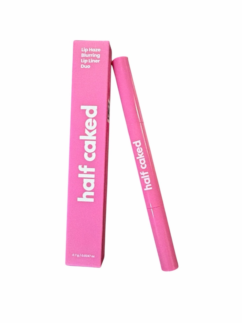 Half Caked Lip Haze Blurring Lip Liner Duo Pink Haze New in Box Vegan